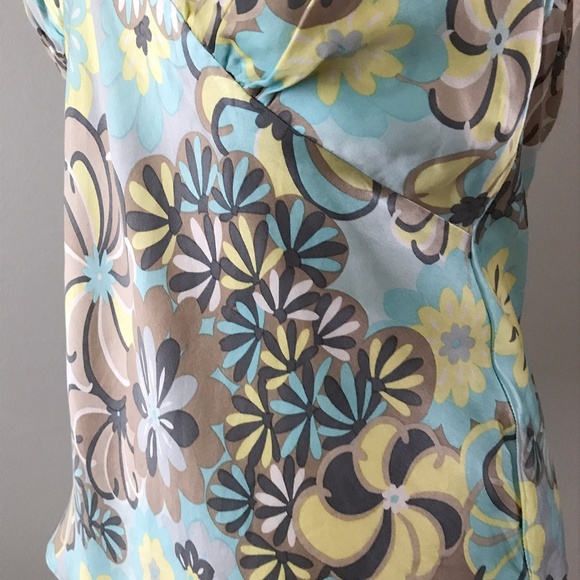 Silk Halter Blouse, Hawaiian Blouse, Tiki Blouse, Compliance Alliance - Picture 3 of 7